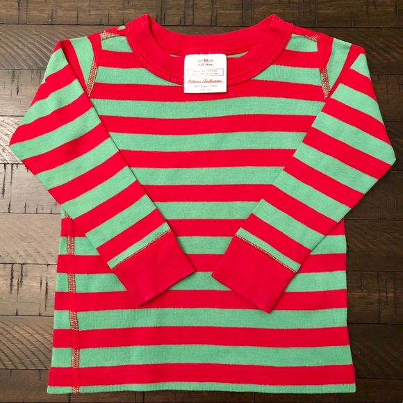 Hanna Andersson Other - Hanna Andersson Red Green Pajama Top 80 / 18-24M